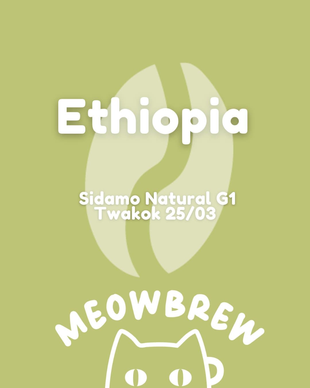 Ethiopia Sidamo Natural G1 Twakok Lot 25/03